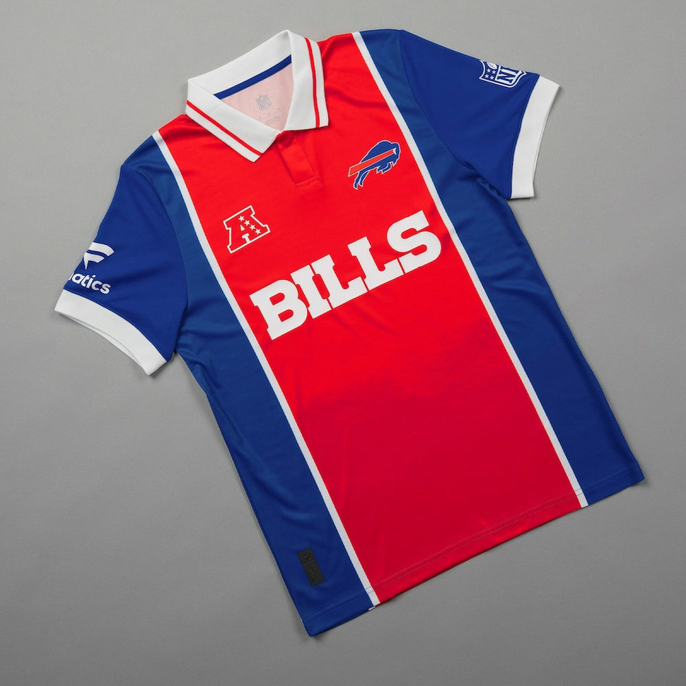 Buffalo Bills Fanatics NFL Football x Football Collared Fan Top