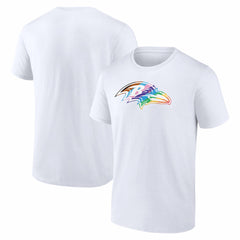 Baltimore Ravens Logo Pride T-Shirt