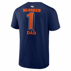 Denver Broncos #1 Dad Jersey T-Shirt