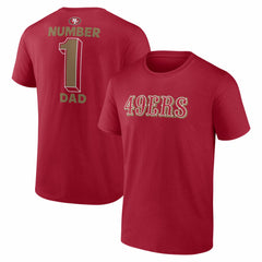 San Francisco 49ers #1 Dad Jersey T-Shirt