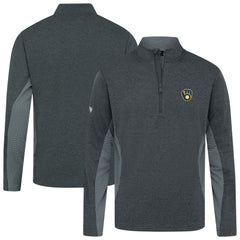 Milwaukee Brewers Levelwear Waffle Insignia 2.0 Quarter-Zip Pullover | MLB On Sale