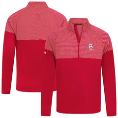 St. Louis Cardinals Levelwear Classic Stripes Insignia 2.0 Pullover | MLB Shop