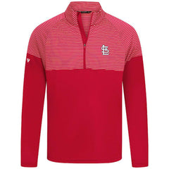 St. Louis Cardinals Levelwear Classic Stripes Insignia 2.0 Pullover | MLB Shop