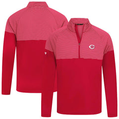 Cincinnati Reds Levelwear Classic Stripes Insignia 2.0 Pullover | MLB Shop