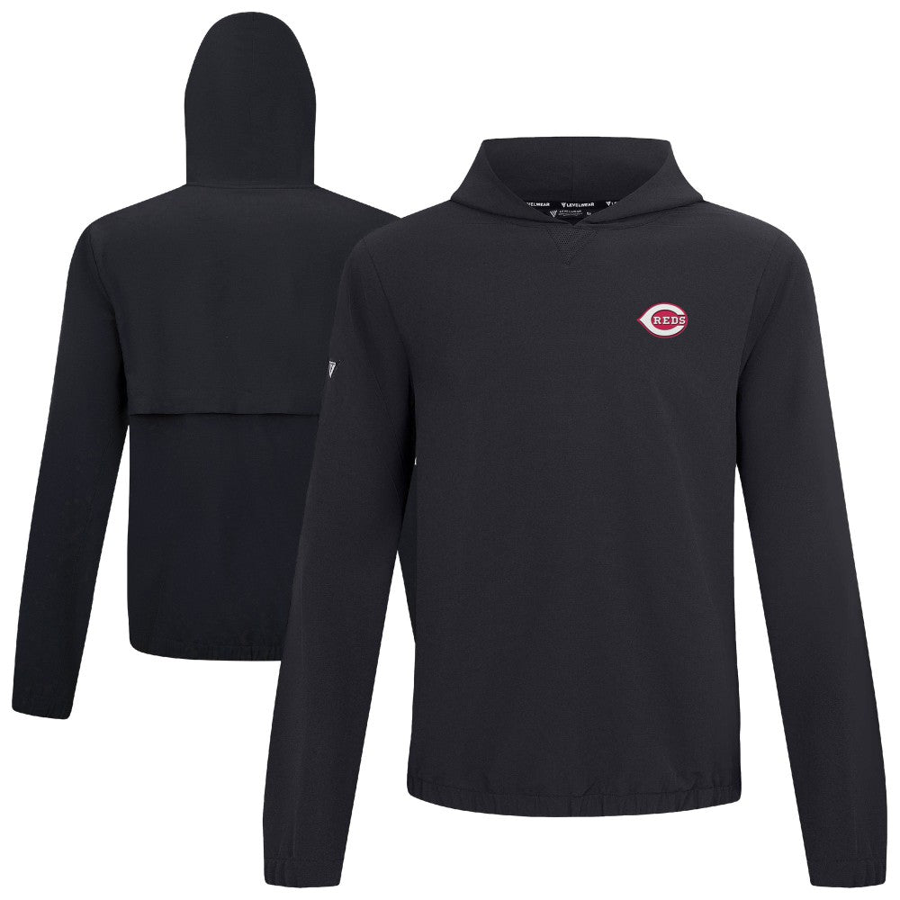 Cincinnati Reds Levelwear Action Insignia 2.0 Pullover Hoodie | MLB On Sale