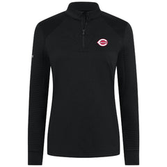 Cincinnati Reds Levelwear Women's Power Insignia 2.0 Quarter-Zip Pullover Top | MLB On Sale