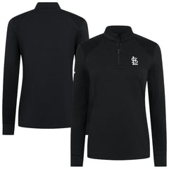 St. Louis Cardinals Levelwear Women's Power Insignia 2.0 Quarter-Zip Pullover Top | MLB On Sale