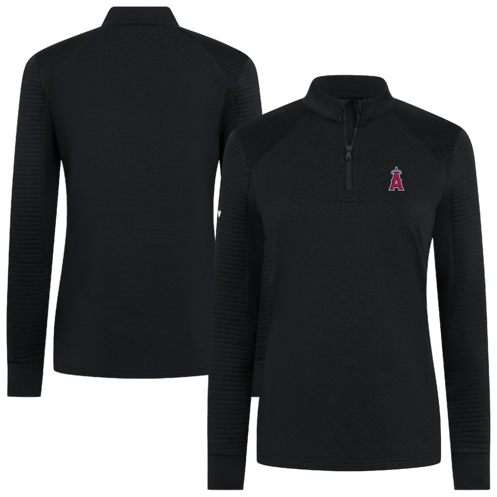 Los Angeles Angels Levelwear Women's Power Insignia 2.0 Quarter-Zip Pullover Top | MLB Sale
