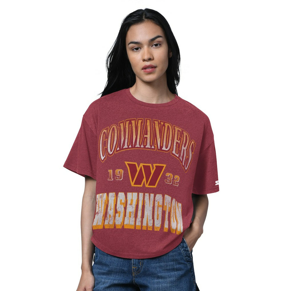 Washington Commanders Starter Women's Oversized Hall of Fame T-Shirt