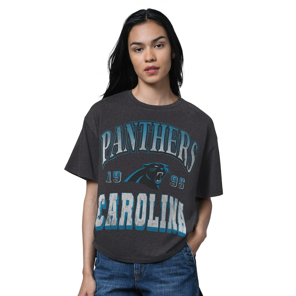 Carolina Panthers Starter Women's Oversized Hall of Fame T-Shirt