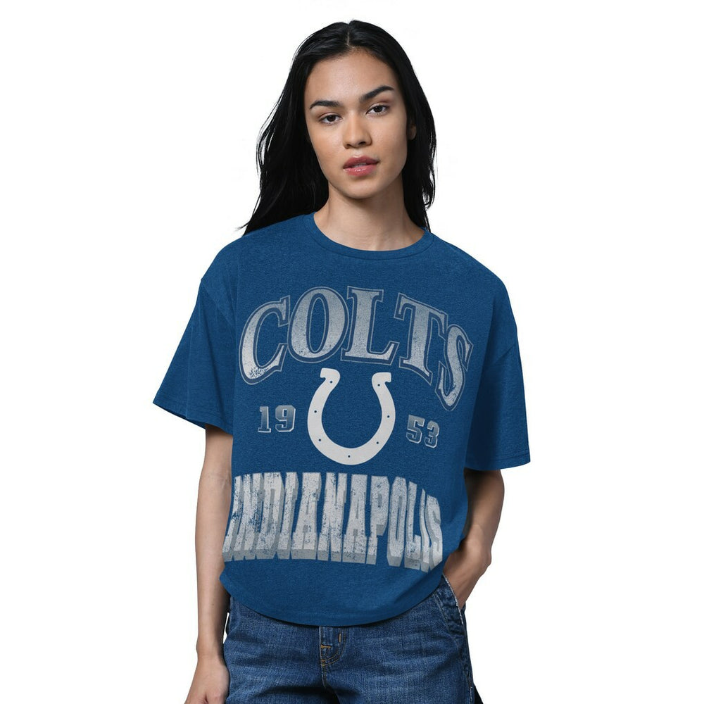 Indianapolis Colts Starter Women's Oversized Hall of Fame T-Shirt
