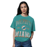 Miami Dolphins Starter Women's Oversized Hall of Fame T-Shirt