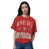 San Francisco 49ers Starter Women's Oversized Hall of Fame T-Shirt