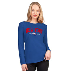 New York Giants G-III 4Her by Carl Banks Women's Best Play Long Sleeve T-Shirt
