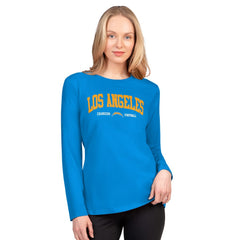 Los Angeles Chargers G-III 4Her by Carl Banks Women's Best Play Long Sleeve T-Shirt