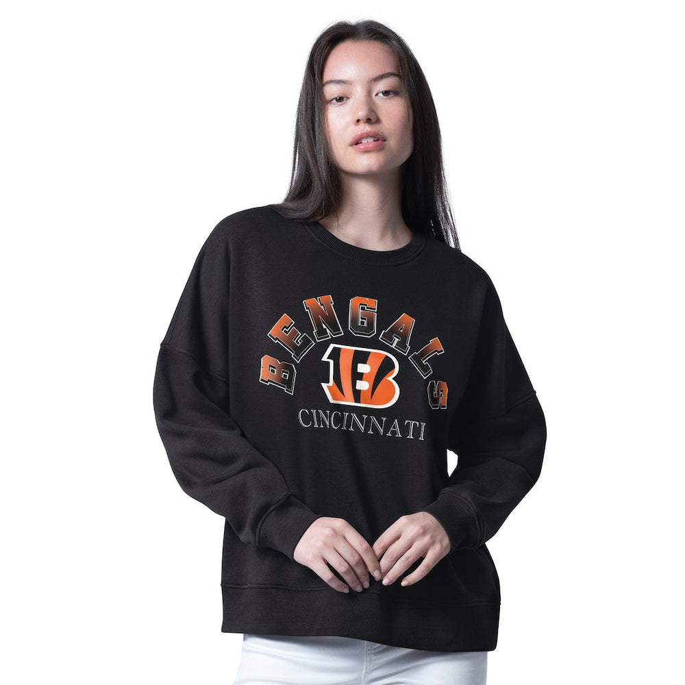 Cincinnati Bengals G-III 4Her by Carl Banks Women's Oversized Feud Sweatshirt