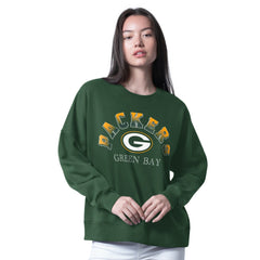 Green Bay Packers G-III 4Her by Carl Banks Women's Oversized Feud Sweatshirt