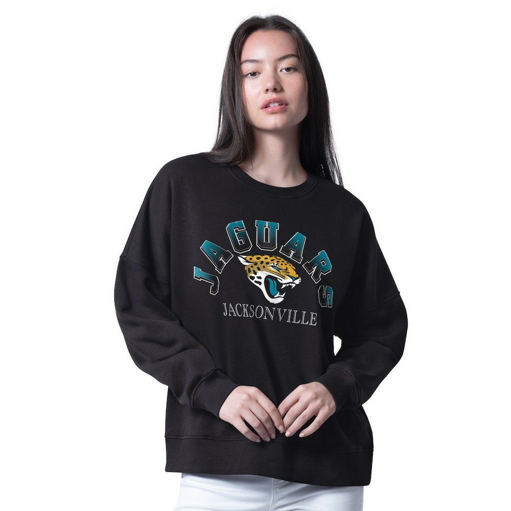 Jacksonville Jaguars G-III 4Her by Carl Banks Women's Oversized Feud Sweatshirt