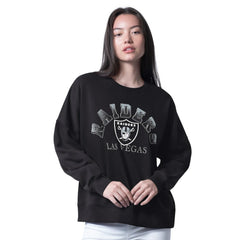 Las Vegas Raiders G-III 4Her by Carl Banks Women's Oversized Feud Sweatshirt