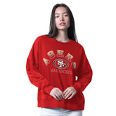 San Francisco 49ers G-III 4Her by Carl Banks Women's Oversized Feud Sweatshirt