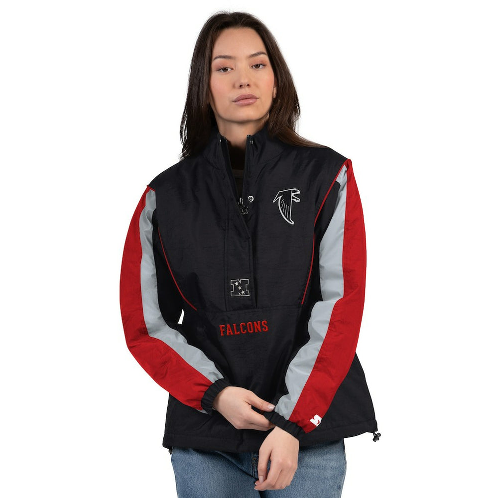 Atlanta Falcons Starter Women's Thursday Night Gridiron Half-Zip Jacket