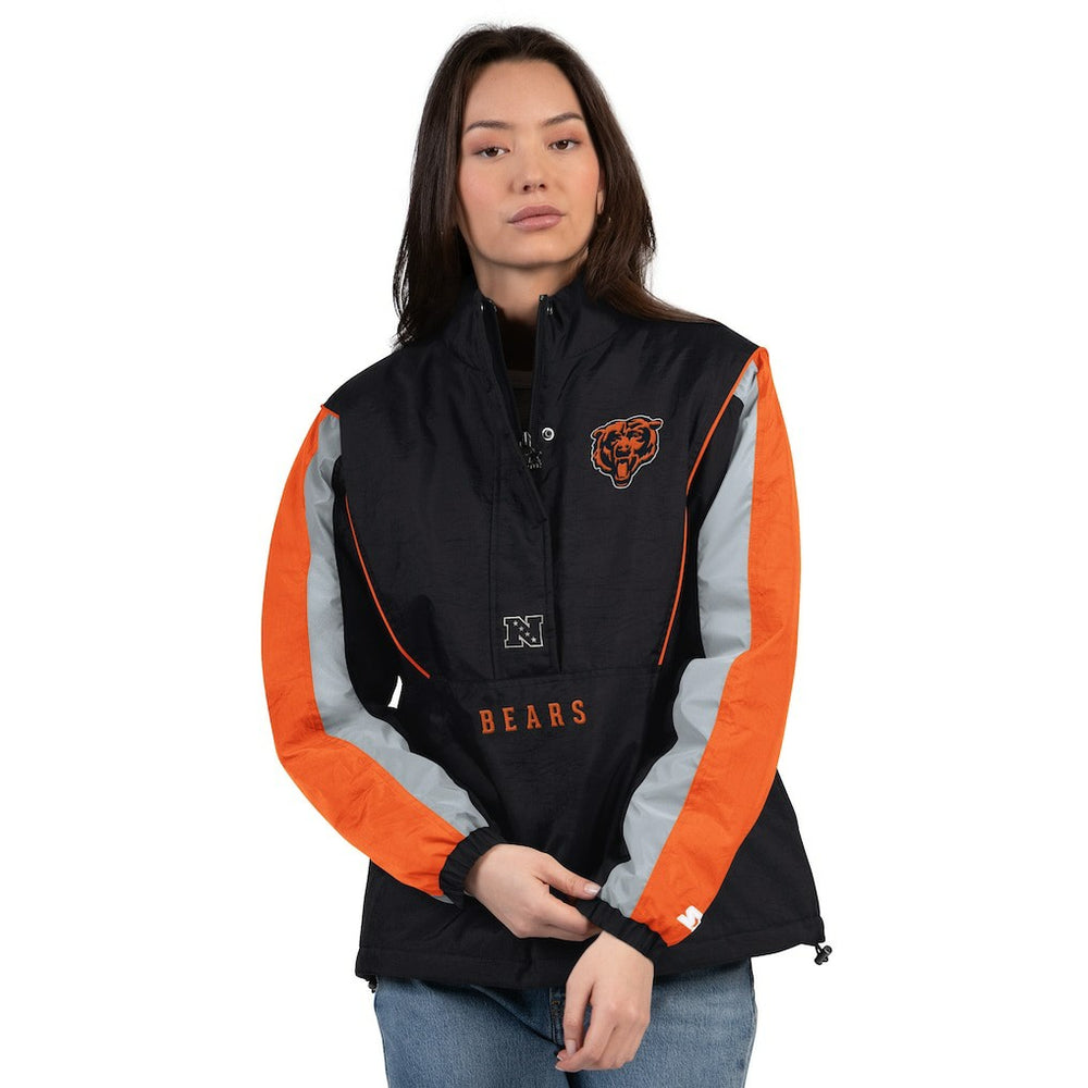 Chicago Bears Starter Women's Thursday Night Gridiron Half-Zip Jacket