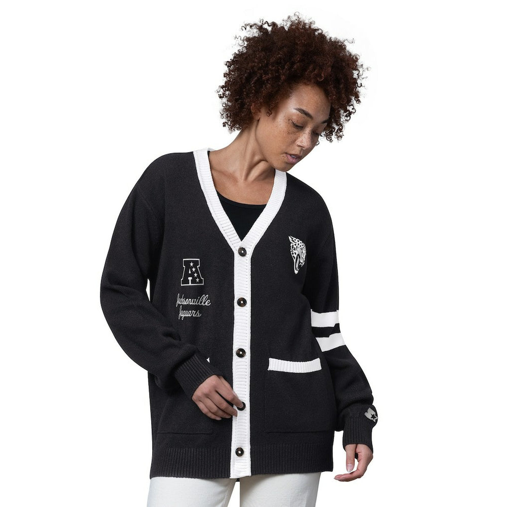 Jacksonville Jaguars Starter Women's Back Shot Button-Up Cardigan