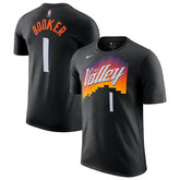 Devin Booker Phoenix Suns Unisex 2025/26 City Edition Name & Number T-Shirt On Sale