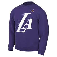 Los Angeles Lakers Jordan Brand Statement Edition Sweatshirt Online