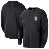 Brooklyn Nets 2025/26 City Edition Remix Essential Logo Long Sleeve T-Shirt On Sale