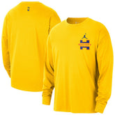 Charlotte Hornets Jordan Brand 2025/26 City Edition Remix Essential Logo Long Sleeve T-Shirt Discount