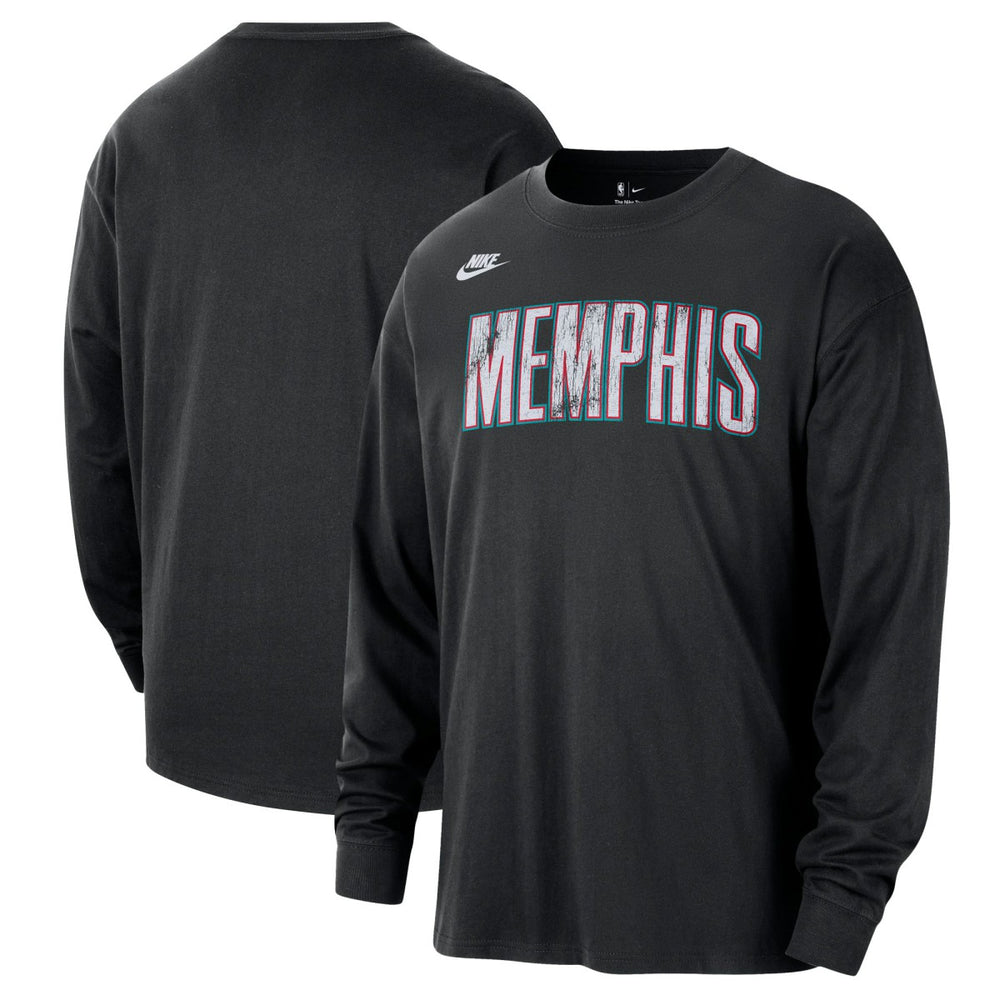Memphis Grizzlies Unisex Classic Edition Hardwood Classics Essential Logo Long Sleeve T-Shirt Online