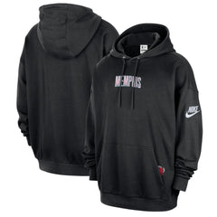 Memphis Grizzlies Classic Edition Hardwood Classics Premium Club Heavyweight Fleece Hoodie New