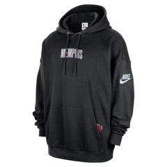 Memphis Grizzlies Classic Edition Hardwood Classics Premium Club Heavyweight Fleece Hoodie New