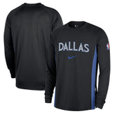 Dallas Mavericks 2025/26 City Edition Authentic Pregame Dri-FIT Long Sleeve Shooting T-Shirt sale Online