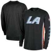 LA Clippers 2025/26 City Edition Authentic Pregame Dri-FIT Long Sleeve Shooting T-Shirt For Sale
