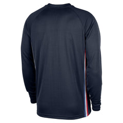 Philadelphia 76ers 2025/26 City Edition Authentic Pregame Dri-FIT Long Sleeve Shooting T-Shirt For Sale