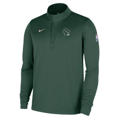 Milwaukee Bucks 2025/26 City Edition Remix Authentic Coaches Dri-FIT Half-Zip Top New