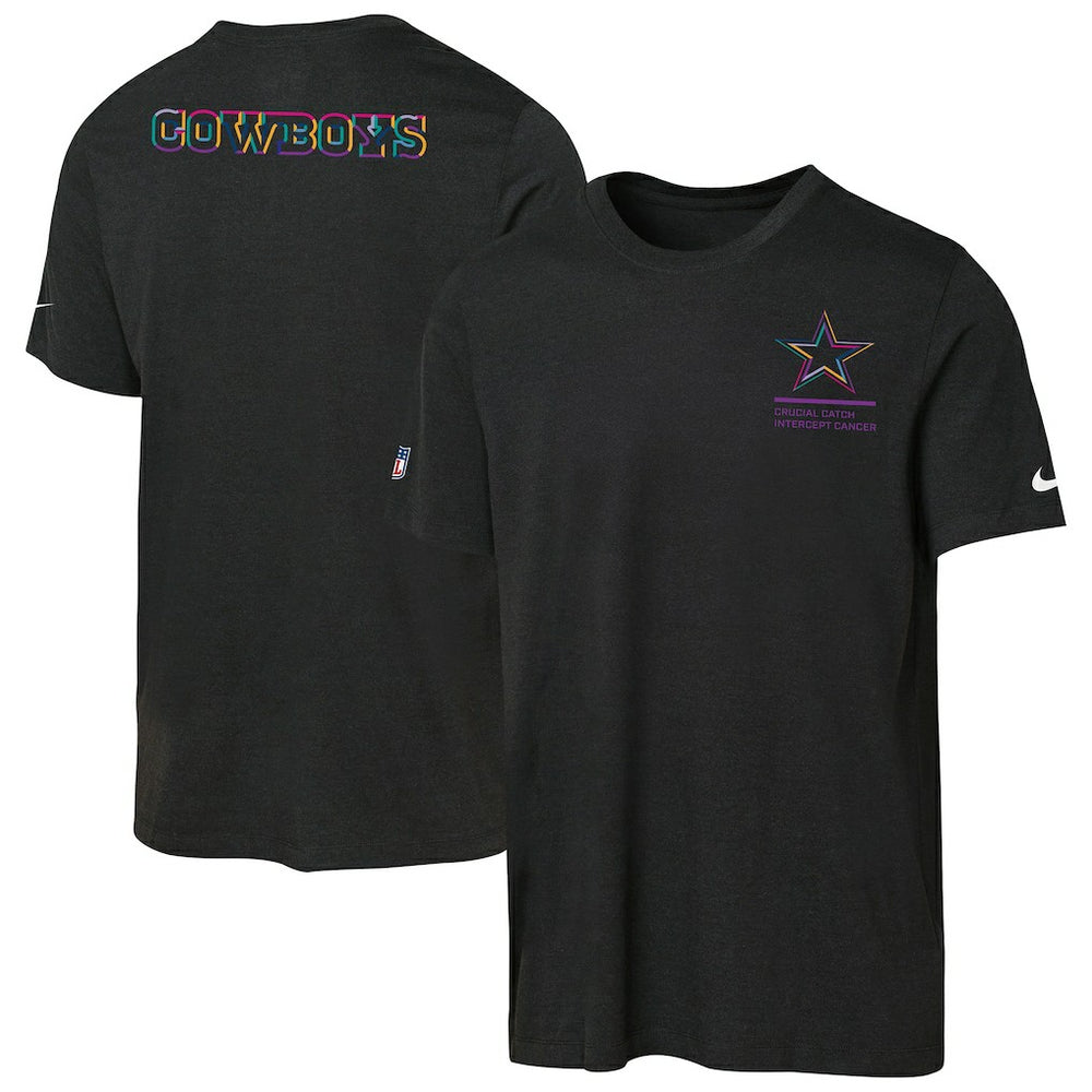 Dallas Cowboys Nike Youth 2025 NFL Crucial Catch Tri-Blend Dri-FIT T-Shirt