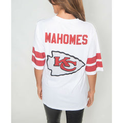 Kansas City Chiefs Cuce Women's Crystal V-Neck Tunic