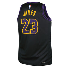 LeBron James Los Angeles Lakers Youth 2025/26 City Edition Swingman Jersey Outlet