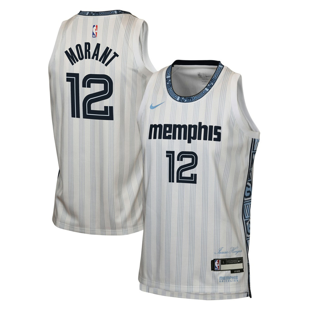 Ja Morant Memphis Grizzlies Youth 2025/26 City Edition Swingman Jersey On Sale