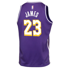 LeBron James Los Angeles Lakers Jordan Brand Youth Swingman Jersey New