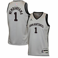 Victor Wembanyama San Antonio Spurs Jordan Brand Youth Swingman Jersey New