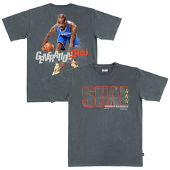 Shai Gilgeous-Alexander Oklahoma City Thunder SLAM Unisex February/March 2025 Cover Graphic Remix T-Shirt Discount