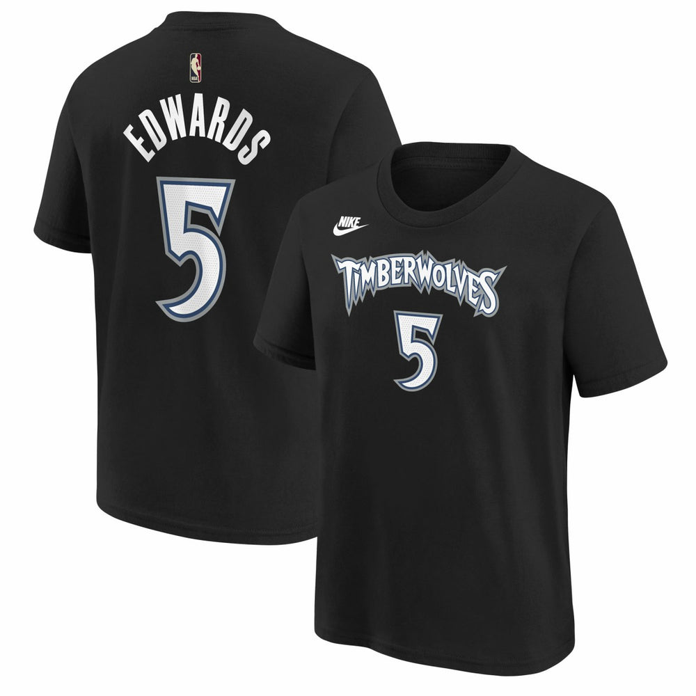 Anthony Edwards Minnesota Timberwolves Youth Name & Number T-Shirt Discount