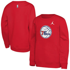 Philadelphia 76ers Jordan Brand Youth Courtside Statement Edition Sweatshirt On Sale