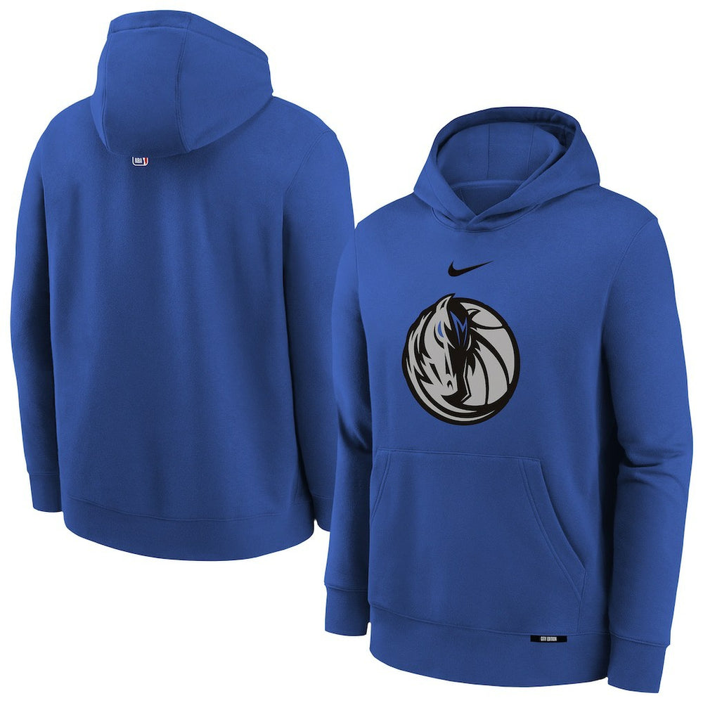 Dallas Mavericks Youth 2025/26 City Edition Club Fleece Pullover Hoodie sale New