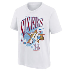 Philadelphia 76ers Youth Hardwood Classics Champs Max90 T-Shirt New