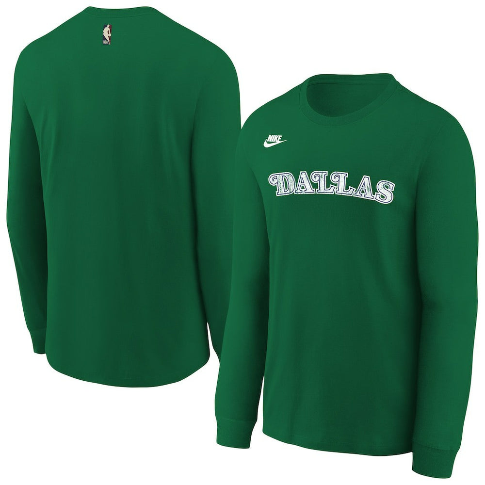 Dallas Mavericks Youth Hardwood Classics Essential Logo Max90 Long Sleeve T-Shirt sale New